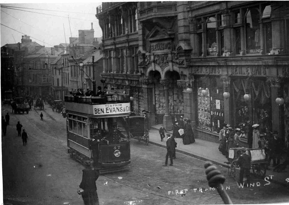 First tram Castle Street